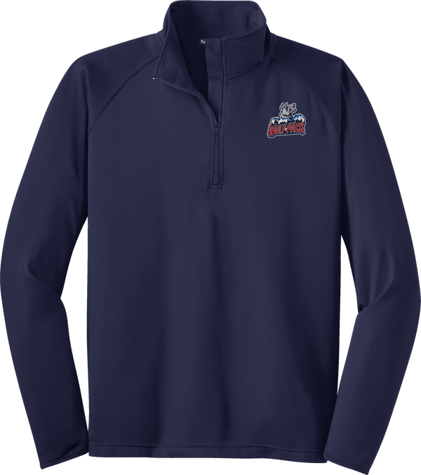 Hartford Jr. Wolfpack Sport-Wick Stretch 1/4-Zip Pullover