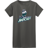 Hard Edge Hockey Softstyle Ladies' T-Shirt