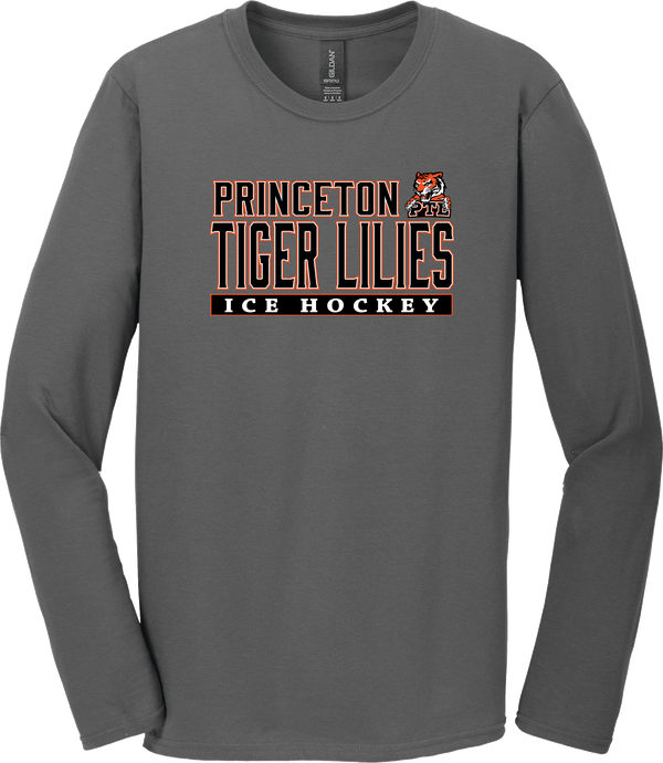 Princeton Tiger Lilies Softstyle Long Sleeve T-Shirt