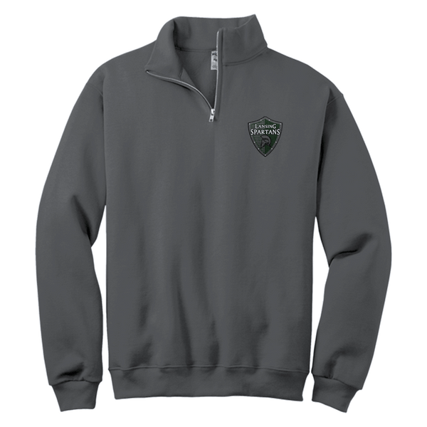 Lansing Spartans NuBlend 1/4-Zip Cadet Collar Sweatshirt