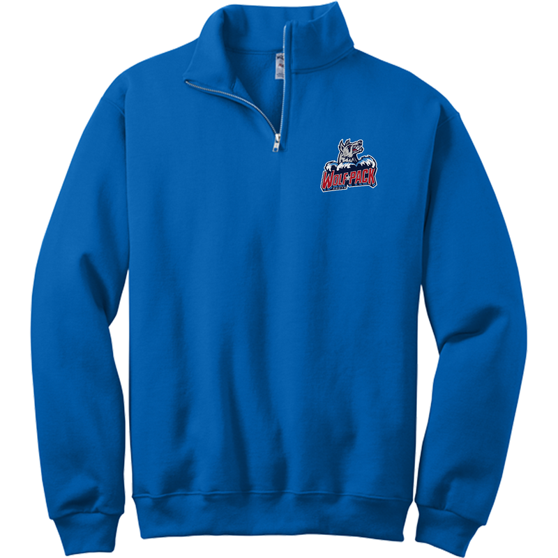 CT Wolfpack South NuBlend 1/4-Zip Cadet Collar Sweatshirt