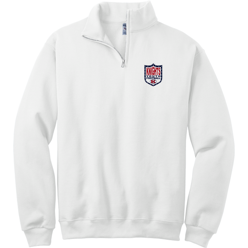 Knights Youth Football NuBlend 1/4-Zip Cadet Collar Sweatshirt