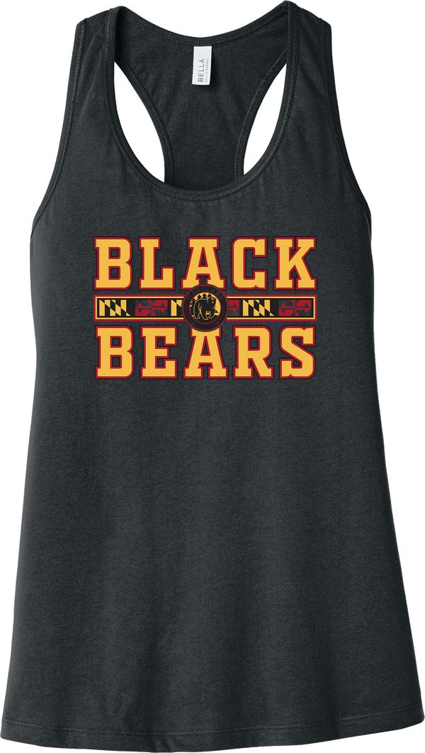 Maryland Black Bears Womens Jersey Racerback Tank