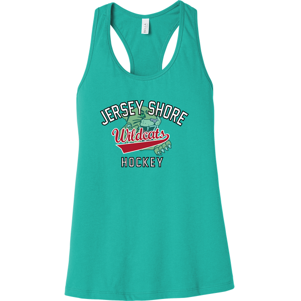 Jersey Shore Wildcats Womens Jersey Racerback Tank