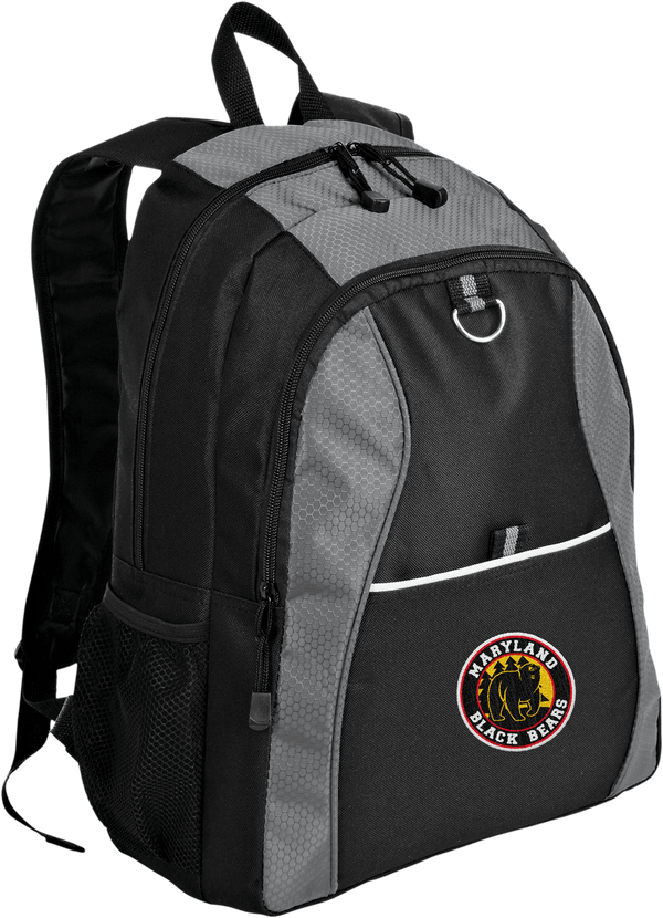 Maryland Black Bears Contrast Honeycomb Backpack