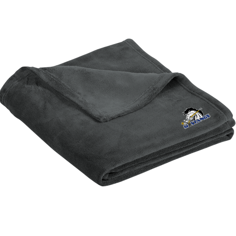 Mid-State Mustangs Ultra Plush Blanket