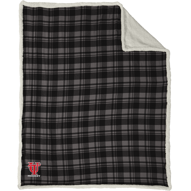 University of Tampa Flannel Sherpa Blanket