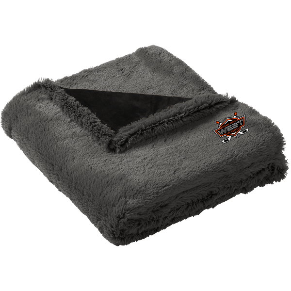 Orange County West Faux Fur Blanket