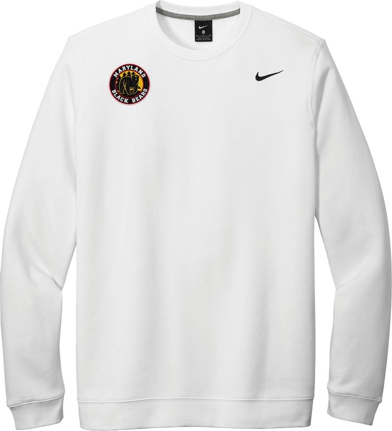 Maryland Black Bears Nike Club Fleece Crew