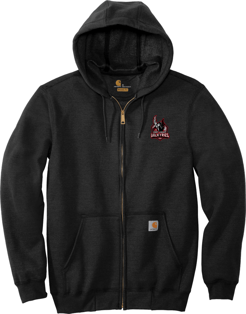 NJ Valkyries Carhartt Midweight Hooded Zip-Front Sweatshirt