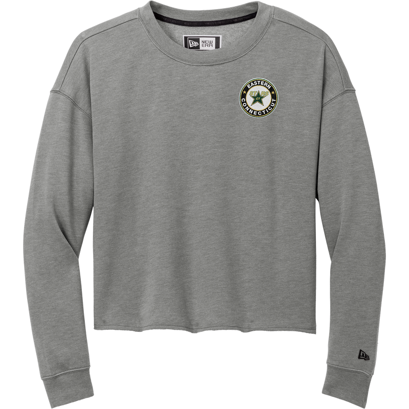 CT ECHO Stars New Era Ladies Tri-Blend Fleece Crop Crew