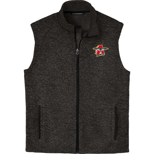 NY Aviators Sweater Fleece Vest