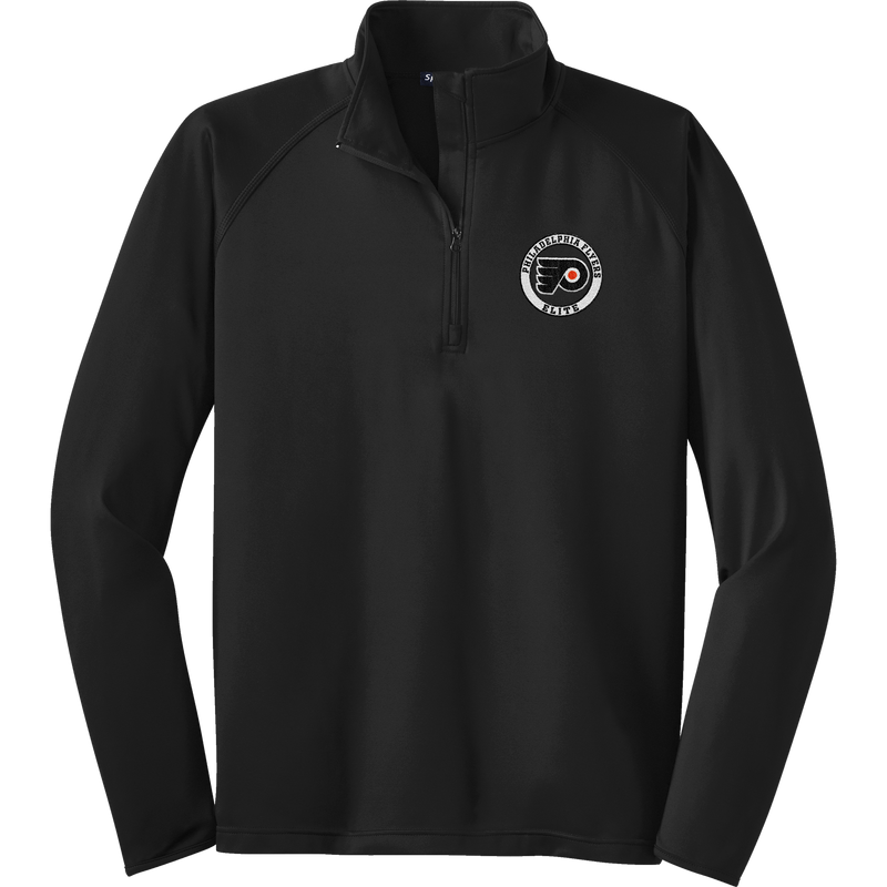 Philadelphia Flyers Elite Sport-Wick Stretch 1/4-Zip Pullover