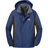 Mid-State Mustangs Colorblock 3-in-1 Jacket