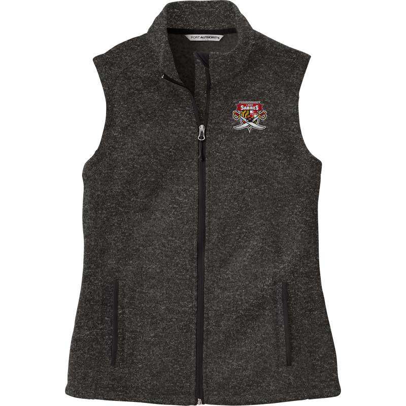 SOMD Lady Sabres Ladies Sweater Fleece Vest