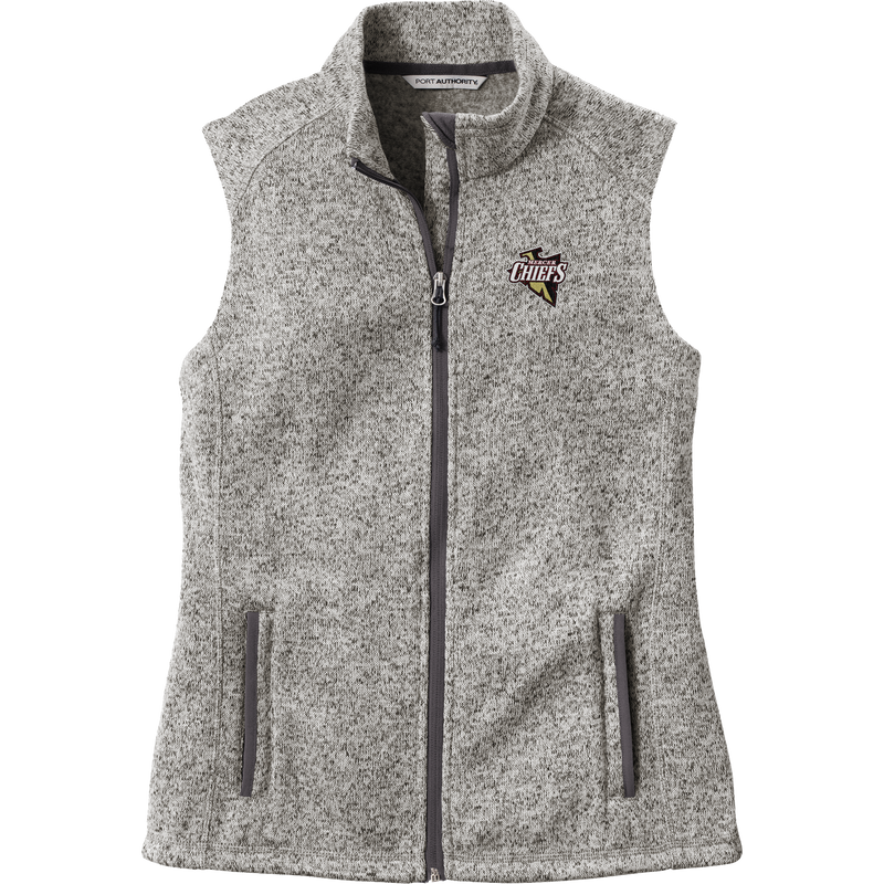 Mercer Chiefs Ladies Sweater Fleece Vest