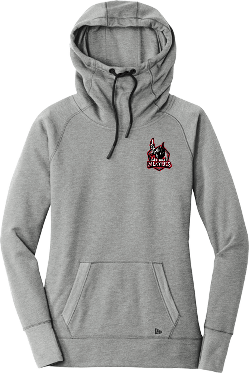 NJ Valkyries New Era Ladies Tri-Blend Fleece Pullover Hoodie