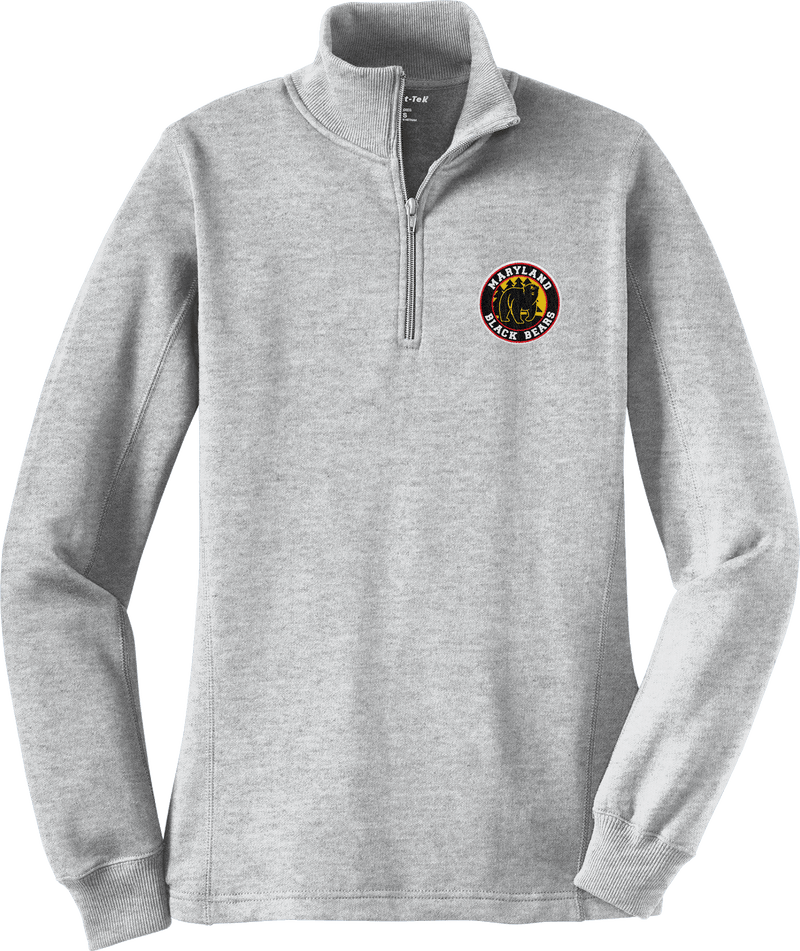 Maryland Black Bears Ladies 1/4-Zip Sweatshirt