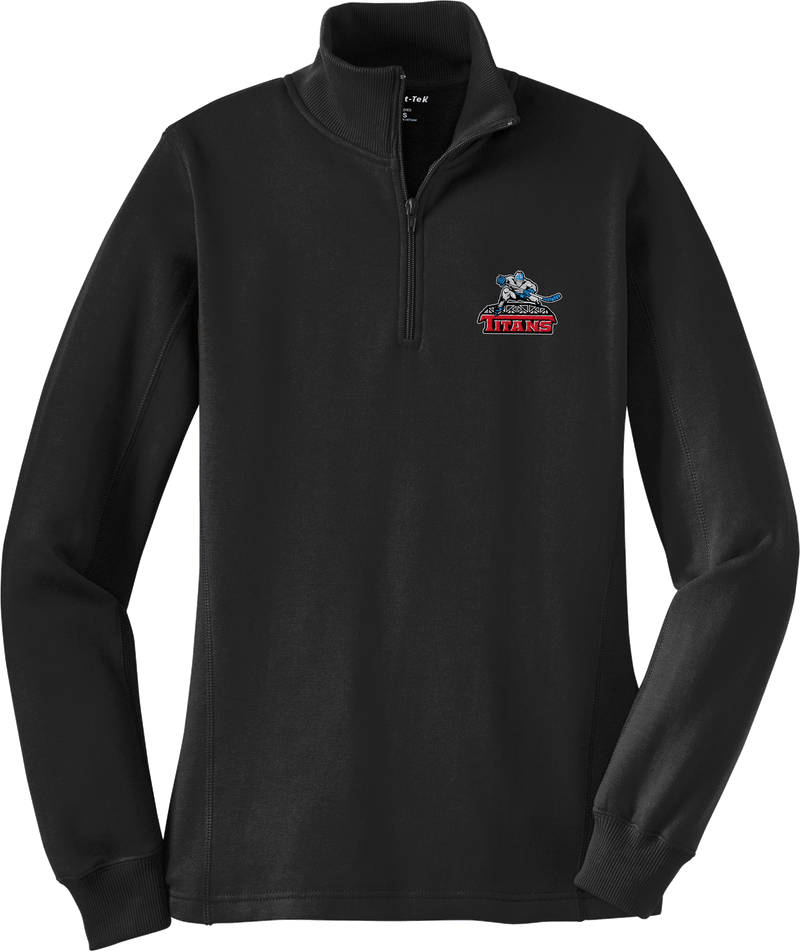 NJ Titans Ladies 1/4-Zip Sweatshirt