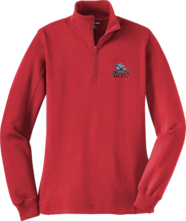 NJ Titans Ladies 1/4-Zip Sweatshirt