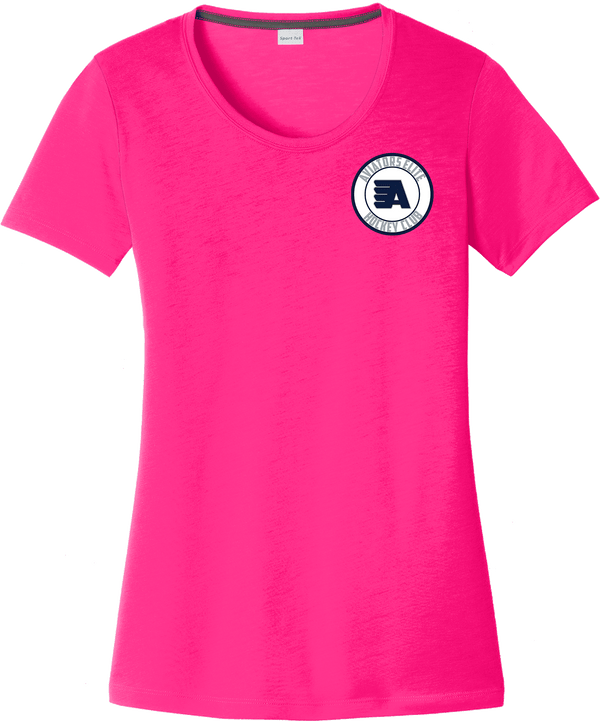 Aspen Aviators Ladies PosiCharge Competitor Cotton Touch Scoop Neck Tee