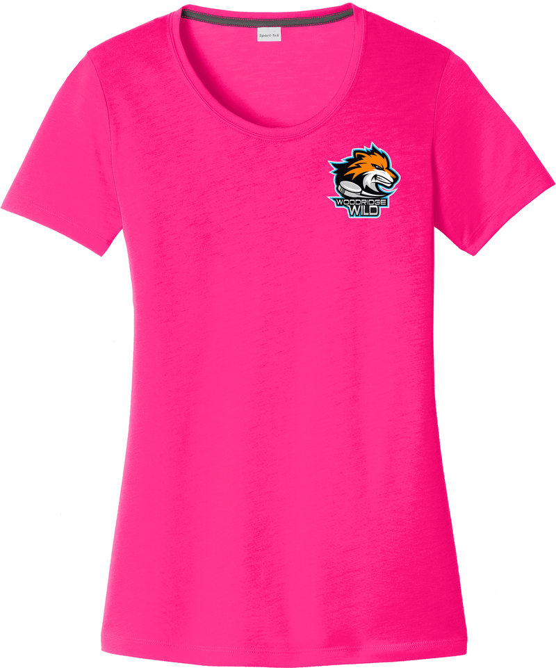 Woodridge Wild Ladies PosiCharge Competitor Cotton Touch Scoop Neck Tee