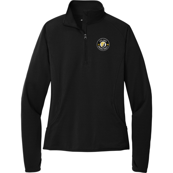 Upland Basketball Ladies Sport-Wick Stretch 1/4-Zip Pullover