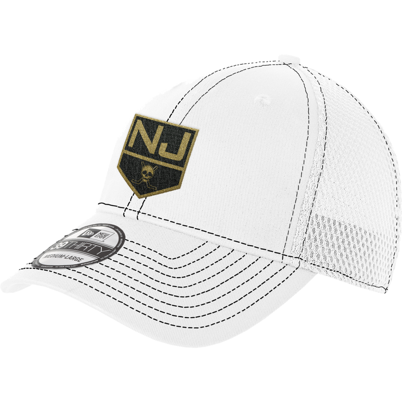 NJ Raiders New Era Stretch Mesh Contrast Stitch Cap