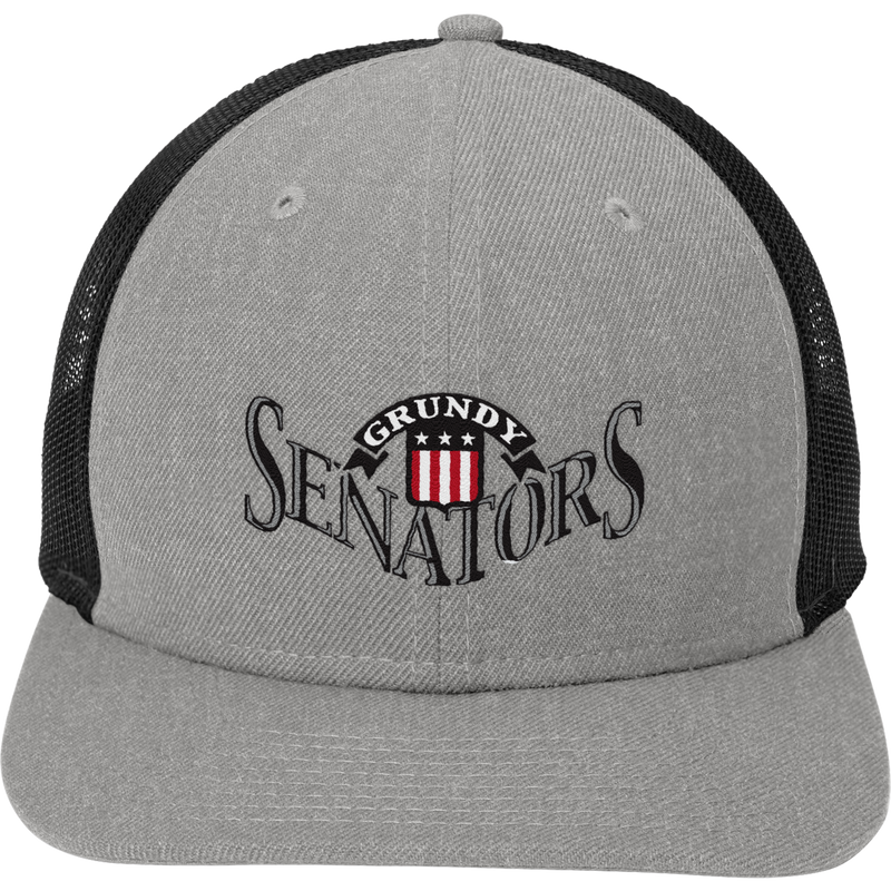 Grundy Senators New Era Snapback Low Profile Trucker Cap