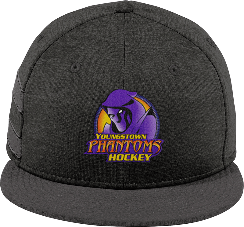 Youngstown Phantoms New Era Shadow Heather Striped Flat Bill Snapback Cap