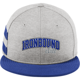 Ironbound New Era Shadow Heather Striped Flat Bill Snapback Cap