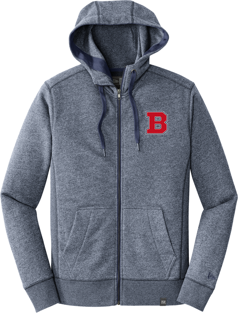 CT Bobcats New Era French Terry Full-Zip Hoodie