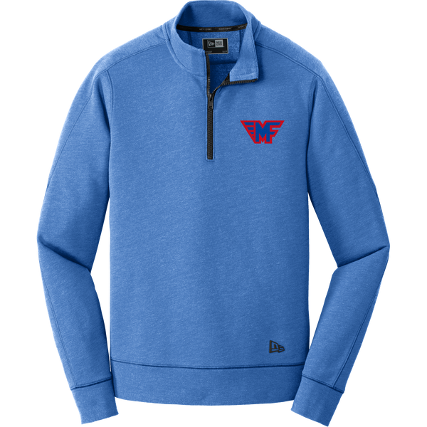 Mid-Fairfield New Era Tri-Blend Fleece 1/4-Zip Pullover