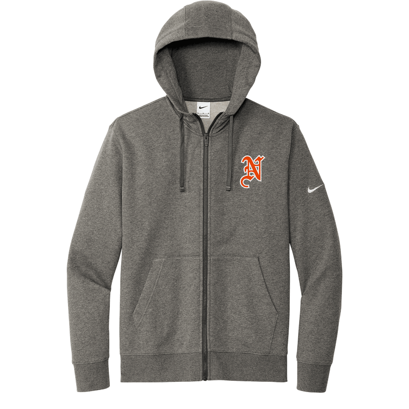 Midd North Hockey Nike Club Fleece Sleeve Swoosh Full-Zip Hoodie