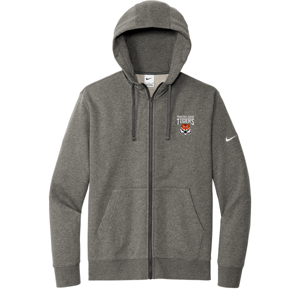 Princeton Jr. Tigers Nike Club Fleece Sleeve Swoosh Full-Zip Hoodie