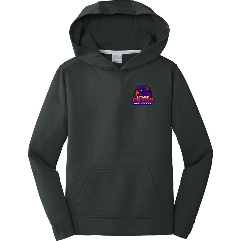 Chicago Phantoms Youth Performance Fleece Pullover Hooded Sweatshirt