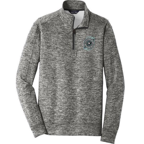 Brooklyn Aviators PosiCharge Electric Heather Fleece 1/4-Zip Pullover