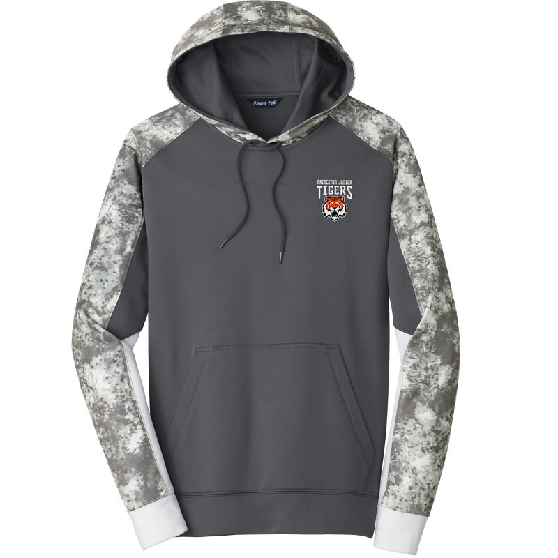 Princeton Jr. Tigers Sport-Wick Mineral Freeze Fleece Colorblock Hooded Pullover