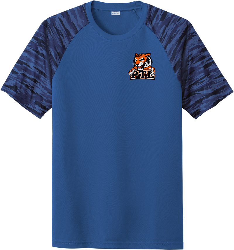 Princeton Tiger Lilies Drift Camo Colorblock Tee