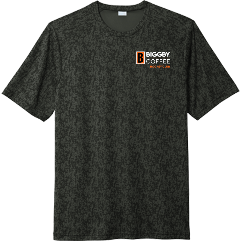 Biggby Coffee Hockey Club Digi Camo Tee