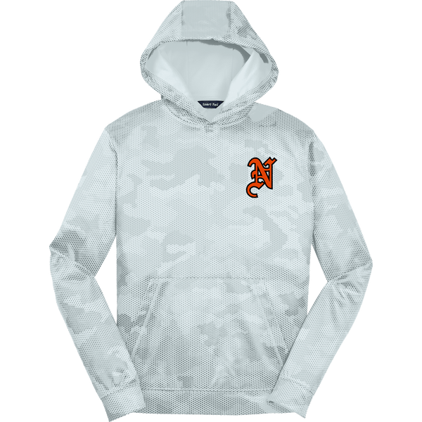 Midd North Hockey Youth Sport-Wick CamoHex Fleece Hooded Pullover