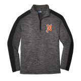 Midd North Hockey Youth PosiCharge Electric Heather Colorblock 1/4-Zip Pullover