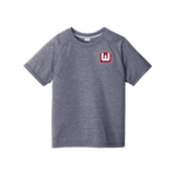 CT Whalers Tier 1 Youth PosiCharge  Tri-Blend Wicking Raglan Tee